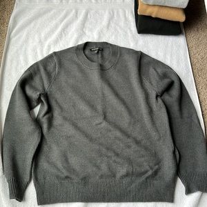 Everyday Lofty Crew Neck Sweater - Dark Grey